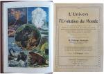 L'univers et l'évolution du monde 1907
Philippe HETTINGER