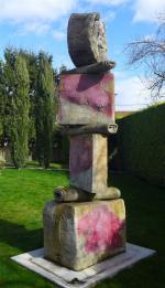REBEYROLLE Paul (1926-2005) : Fontaine aux seins nus. Fontaine monumentale...