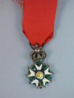France Ordre de la Légion d'honneur. Étoile de Chevalier, 1/2...