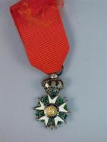 France Ordre de la Légion d'honneur. Étoile de Chevalier, 1/2...