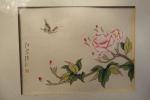 CHINE, XXème siècle - Suite de trois dessins à l'encre,...