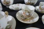MEISSEN : Service à café et à thé en porcelaine...