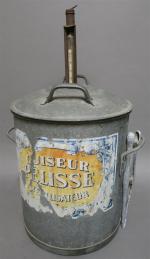 Cuiseur Pélisse - Stérilisateur en zinc avec pince et thermomètre...