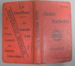 GUIDE MICHELIN 1908. Petit in-8. Cartonnage de l'éditeur rouge, dos...