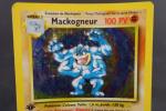 POKEMON. Lot de 2 cartes comprenant : Mackogneur et Tartar...