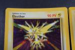 POKEMON. Lot de 2 cartes comprenant : Electhor et Elektek...