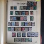 1 vieil album Yvert cuir Belgique 1850 à 1986 carnets,...