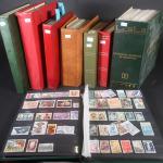8 Classeurs timbres de France oblitérés, stocks par multiple, premiers...