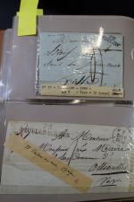 7 albums de lettres de Toulon et régiondepuis 1790 à...