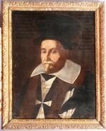 201 - Ecole FRANCAISE vers 1630 « Portrait de Jean-Paul Lascaris...