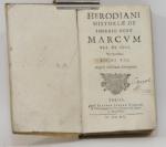 Rare impression troyenne du XVIIe siècle [HÉRODIEN]. Herodiani historiæ de...