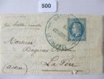 500 - BALLON MONTE LETTRE DATEE DU 6 OCTOBRE 1870,...