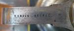 Presse à relier en acier et bronze signée Tarpin-Brémal, mécanicien...