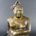 RUSSO (XX-XXI's) : Femme nue assise dans le goût de...