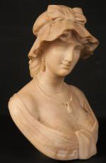 SBOLCI P., Galerie BARZANTI Pietro (1825-1895) : Buste de jeune...