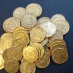 NAPOLEON III : Cinquante pièces de 20 Francs or. (Lot...