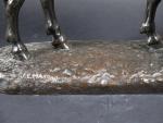MASSON Jules-Edouard (1871-1932) : Cheval. Bronze patiné, signé. Haut :...