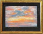 BOUDIN Eugène (1824-1898) : Etude de ciel. Pastel, porte le...