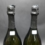 Champagne. Deux bouteilles de Dom Pérignon Vintage 2008 Brut.