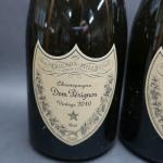 Champagne. Trois bouteilles de champagne Dom Pérignon Vintage 2010 Brut.