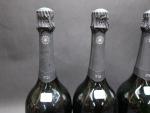 Champagne. Quatre bouteilles de champagne Grand Siècle Laurent-Perrier, Grande Cuvée...