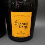 Champagne. Deux bouteilles de champagne La Grande Dame 2008 Brut...