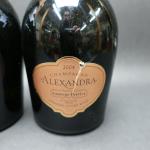 Champagne Rosé. Trois bouteilles de champagne "Alexandra" Laurent-Perrier, Grande Cuvée...