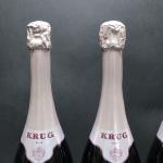 Champagne rosé. Trois bouteilles de champagne Krug Rosé 24ème édition...