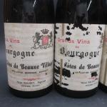 Bourgogne rouge. 6 bouteilles comprenant : cinq bouteilles Côtes de...