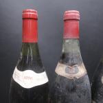 Bourgogne rouge. Lot de 9 bouteilles comprenant : Nuits-Saint-Georges Morin,...