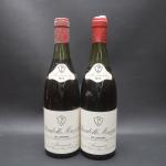 Bourgogne rouge. 2 bouteilles Chambolle-Musigny, les Charmes, Mommessin, 1972. Niveaux...