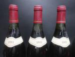 Bourgogne rouge. 6 bouteilles Echezeaux Grand cru, Guybout de Fraytière,...