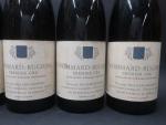 Bourgogne rouge. 6 bouteilles Pommard Rugiens premier cru, domaine Billard...