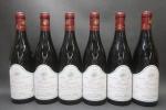Bourgogne rouge. 6 bouteilles Bourgogne Hautes Côtes de Beaune, domaine...