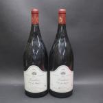 Bourgogne rouge. 2 magnums Ladoix, Côte de Beaune, domaine Jacob,...