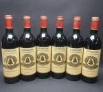 Bordeaux Rouge. 6 bouteilles de Château L'Angelus, Grand Cru Classé...