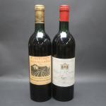 Bordeaux Rouge. 2 bouteilles : une Clos de l'Oratoire, Grand...