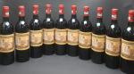 Bordeaux Rouge. 10 bouteilles de Château Ducru-Beaucaillou, Saint-Julien 1986. Belles...