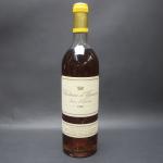 Bordeaux Blanc. 1 bouteille de Château d'Yquem, Lur-Saluces Sauternes 1984....