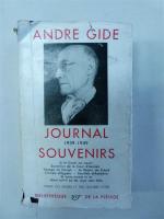 7 - GIDE (André). Journal 1939-1949. Souvenirs. Paris, Gallimard, NRFpet....