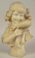 89 - CIPRIANI Adolfo (act. 1880-1930) : Buste de fillette...
