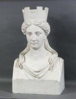 62 - SIMART Charles (1806-1857) : Buste d'une jeune femme...