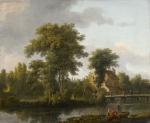 Pierre Henri de VALENCIENNES (1750-1819) - Pêcheurs au bord de...