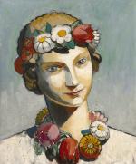 Maurice MARINOT (1881 - 1960) - Femme au collier de...