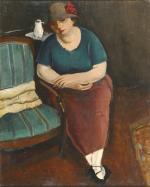Georges Jiri KARS (1882 - 1945) - Femme au fauteuil...