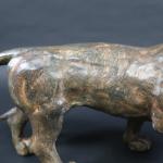 CHENET Pierre (XX's) : Lion rugissant. Bronze à patine nuancée,...