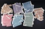 TUNISIE timbres de la série traversée du Sahara en autochenille...