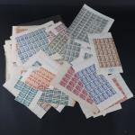 Maroc timbres en feuilles de 50 et fragments parfaite fraicheur...