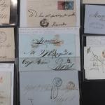 1 lot de 13 lettres d'Espagne de 1776 à 1878,...