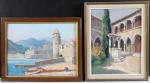 GUYOT Emmanuel (XIX-XXème siècle) - "Collioure, un coin de port"...